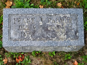 Frank Palmer's Tombstone